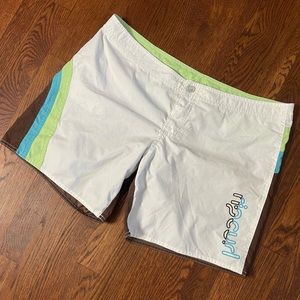 EUC Vintage Ripcurl Board Shorts with original wax comb